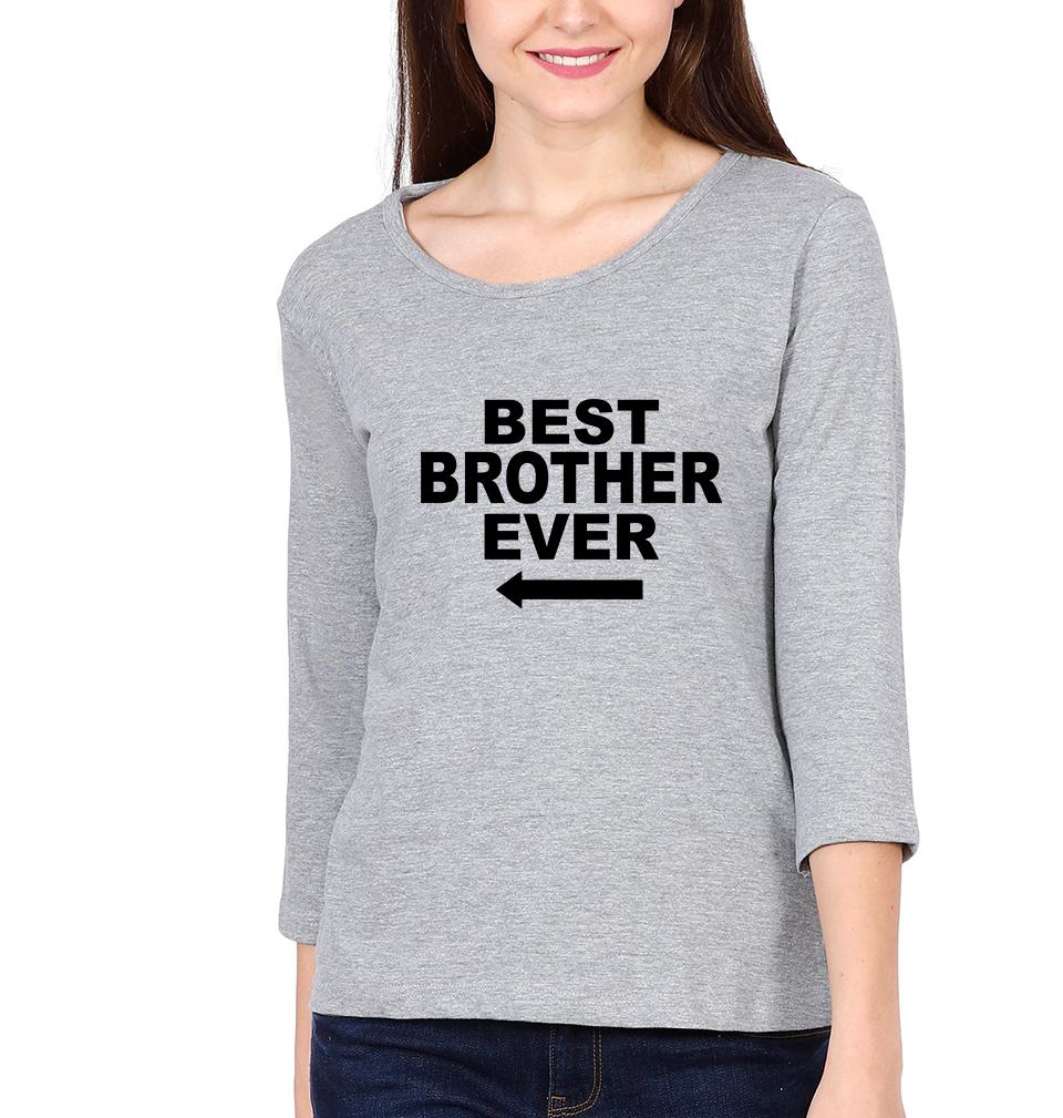 Best Brother Sister ever Brother-Sister Full Sleeves T-Shirts -FunkyTees - Funky Tees Club