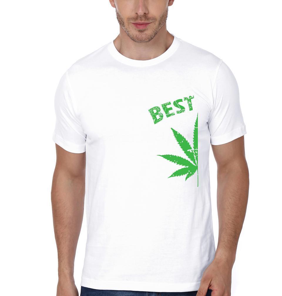 Best Buds BFF Half Sleeves T-Shirts-FunkyTees - Funky Tees Club