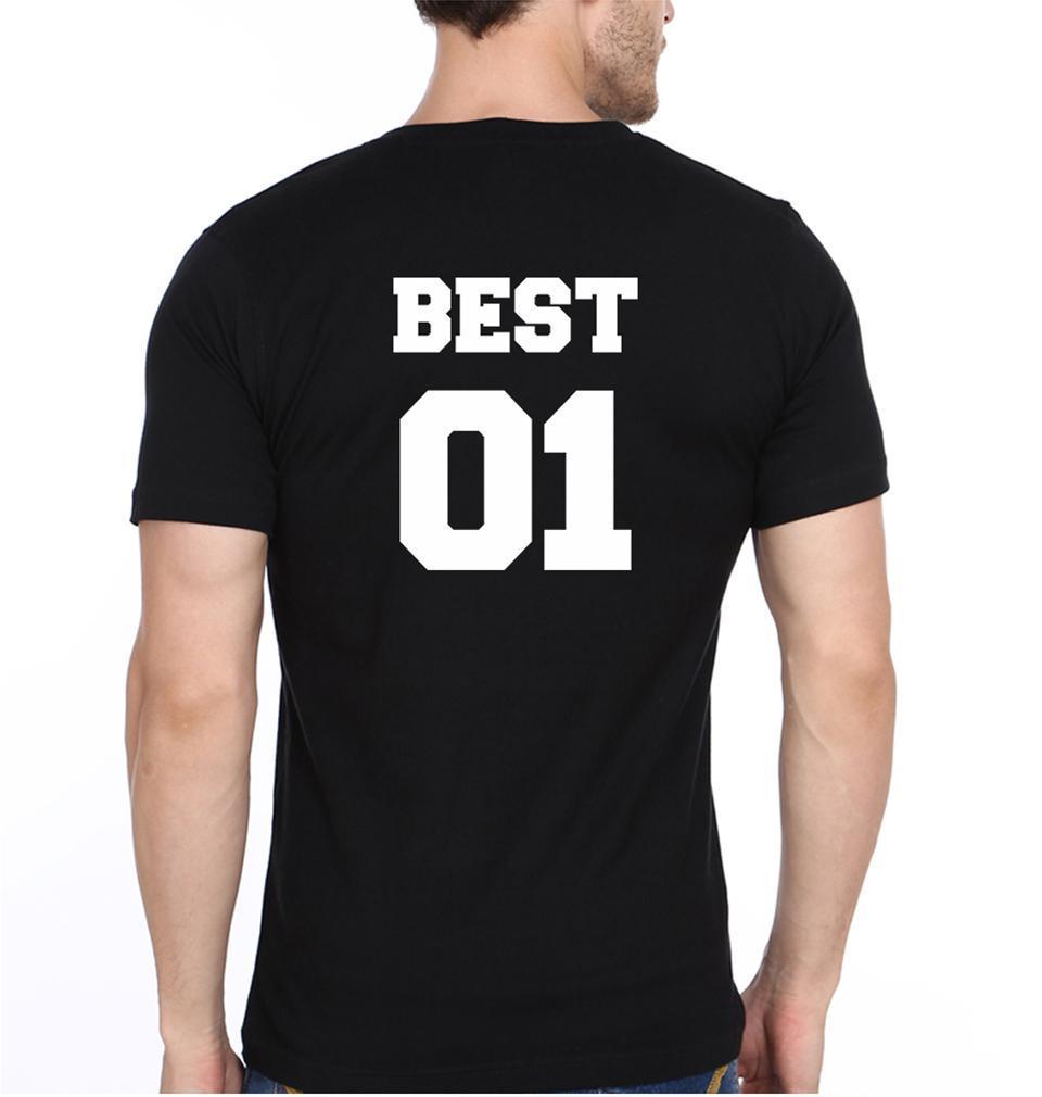 Best Friend BFF Half Sleeves T-Shirts-FunkyTees - Funky Tees Club