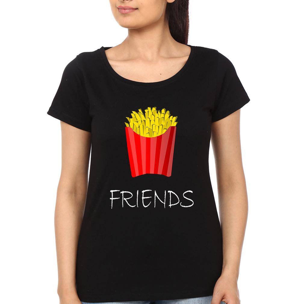 Best Friend Forever BFF Half Sleeves T-Shirts-FunkyTees - Funky Tees Club