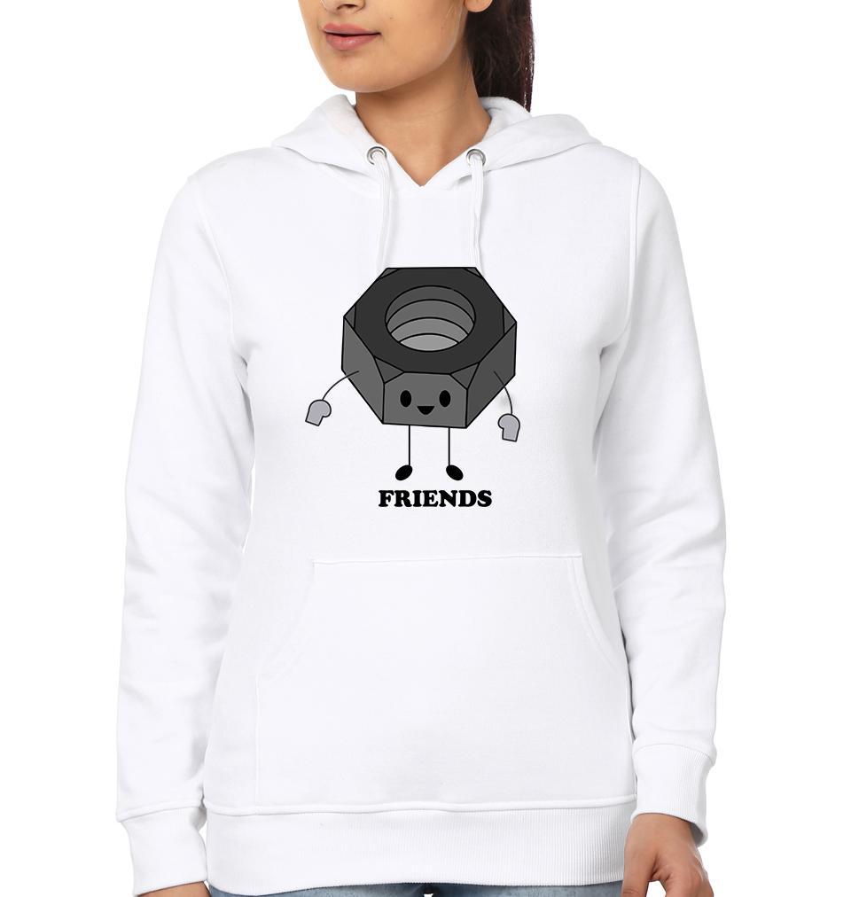 Best Friends BFF Hoodies-FunkyTees - Funky Tees Club