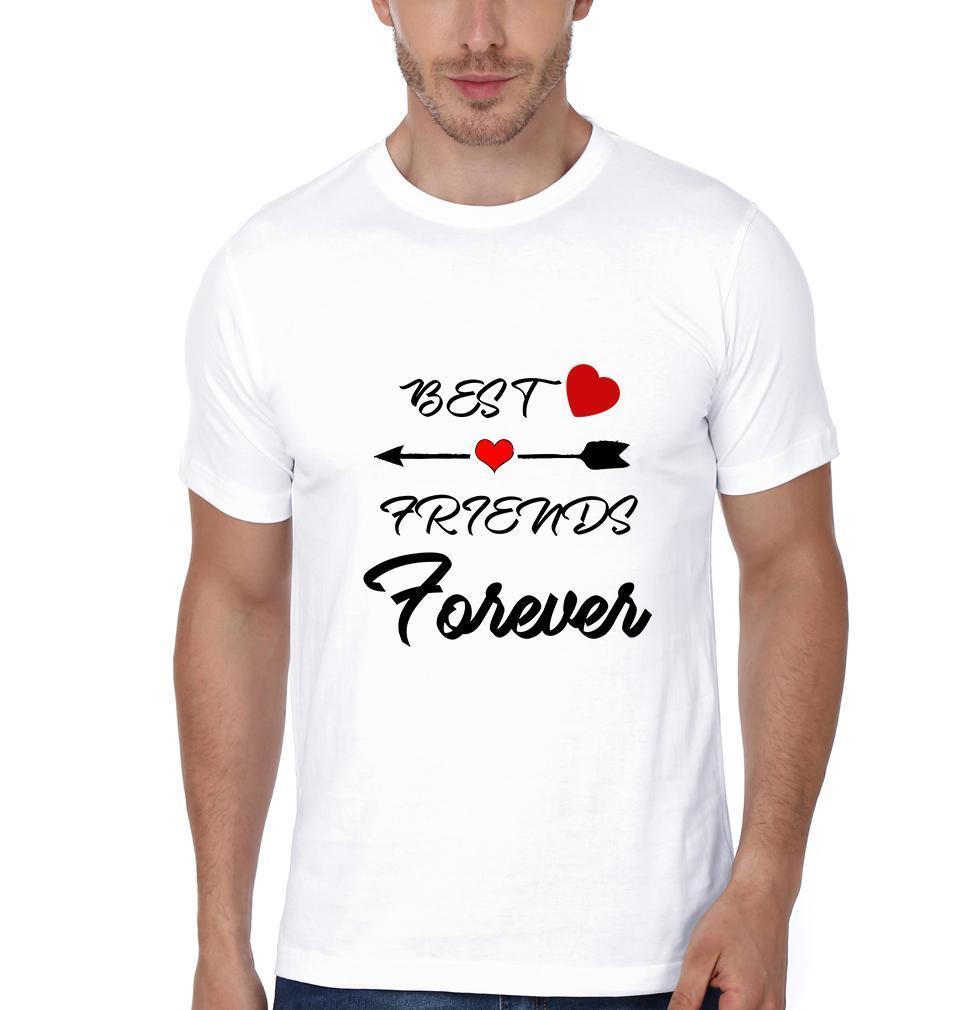 Best Friends Forever BFF Half Sleeves T-Shirts-FunkyTees - Funky Tees Club