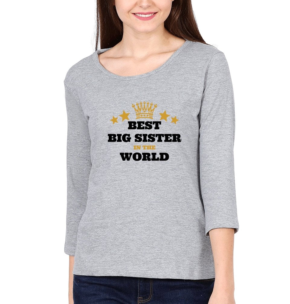 Best Sister Sister Full Sleeves T-Shirts -FunkyTees - Funky Tees Club