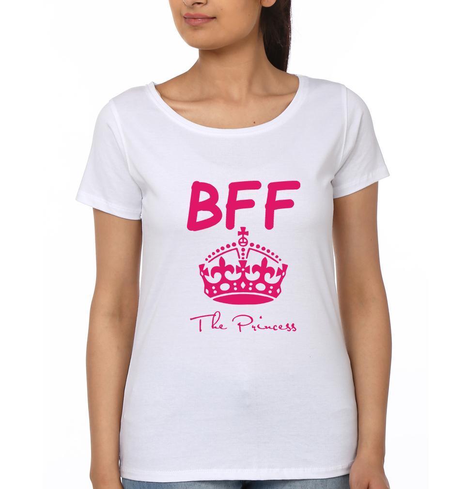 BFF Half Sleeves T-Shirts-FunkyTees - Funky Tees Club