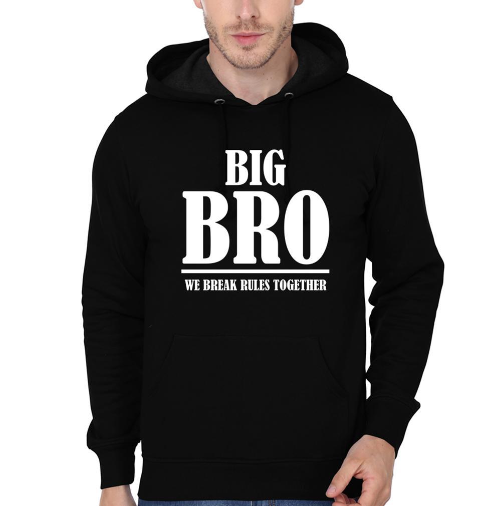 Big Bro & Lil Sis We Break The Rules Together Brother-Sister Hoodies-FunkyTees - Funky Tees Club