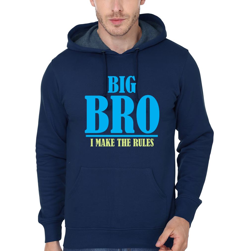 Big Bro Make The Rules Lil Sis Break The Rules Brother-Sister Hoodies-FunkyTees - Funky Tees Club
