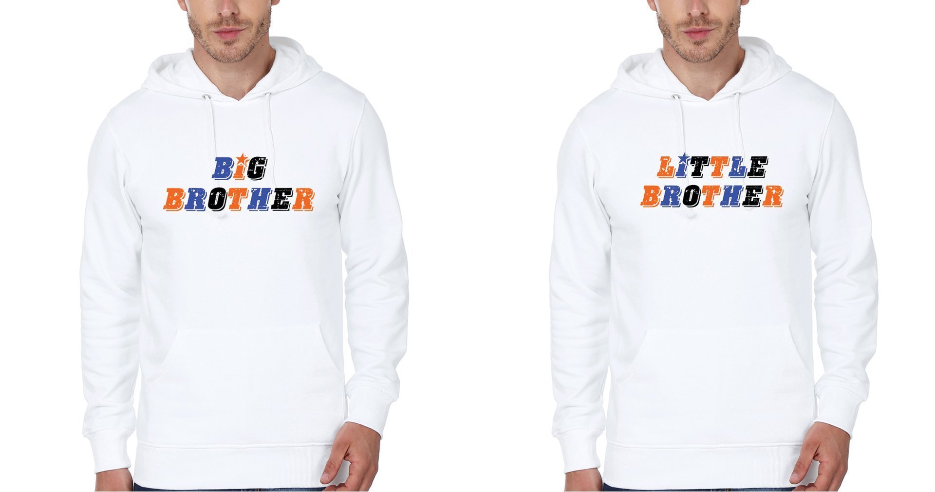 BIG LIL BRO Brother-Brother Hoodies-FunkyTees - Funky Tees Club
