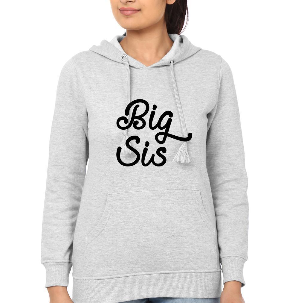 Big Lil Sis Sister Sister Hoodies-FunkyTees - Funky Tees Club
