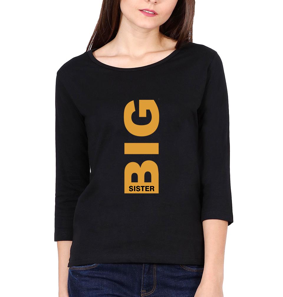 Big Sister Lil Brother-Sister Full Sleeves T-Shirts -FunkyTees - Funky Tees Club