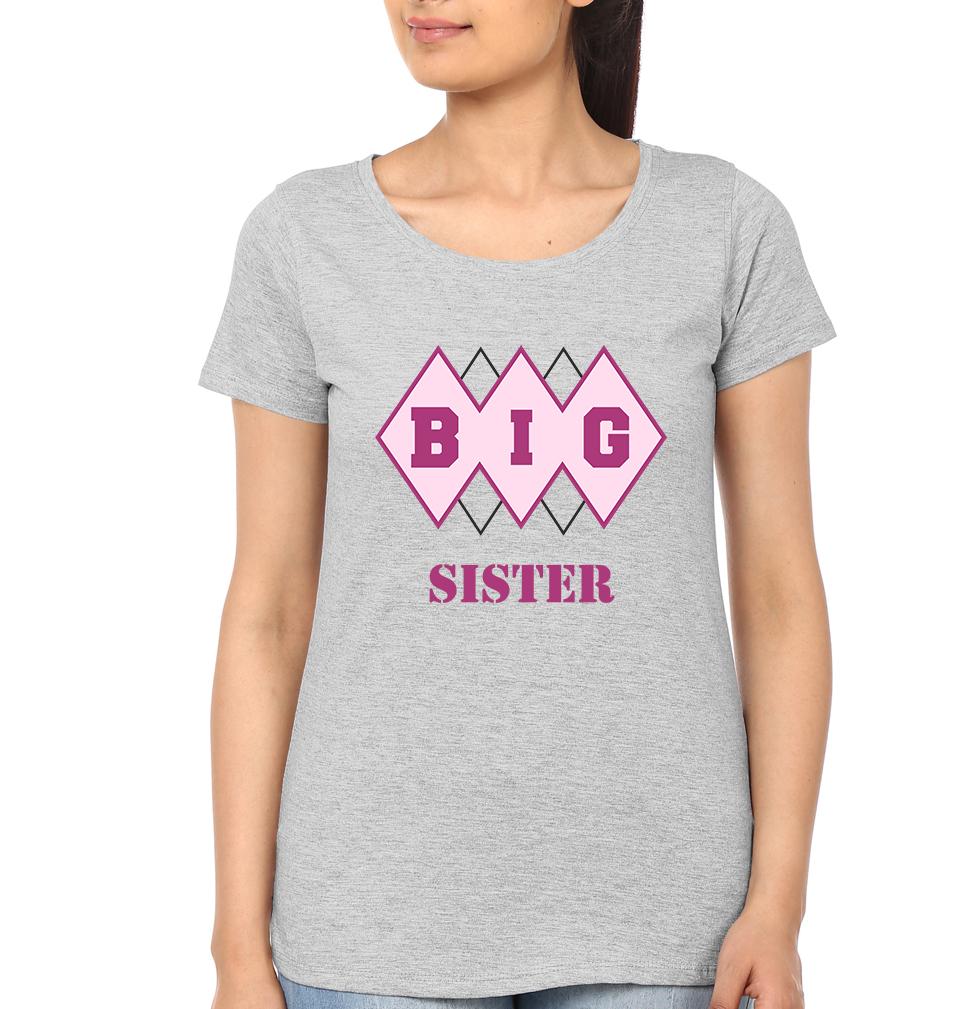 Big Sister Lil Brother-Sister Half Sleeves T-Shirts -FunkyTees - Funky Tees Club