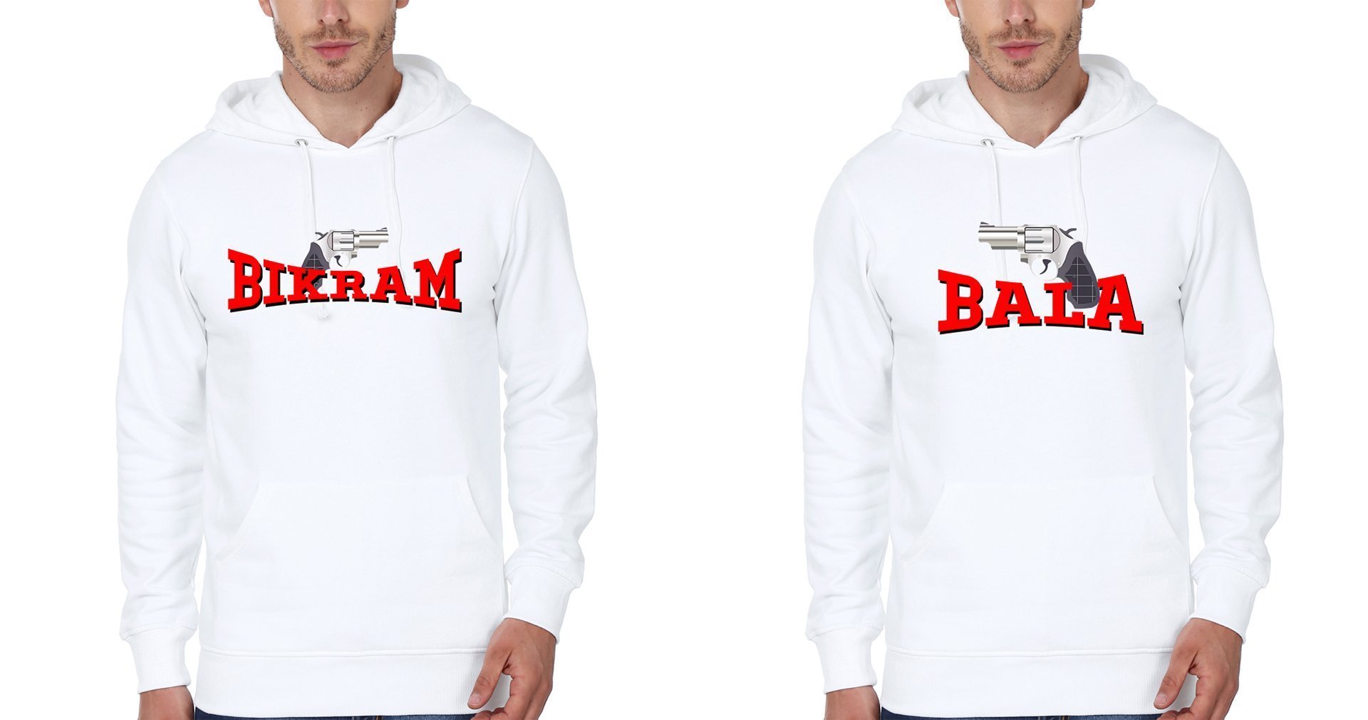 Bikram bala BFF Hoodies-FunkyTees - Funky Tees Club