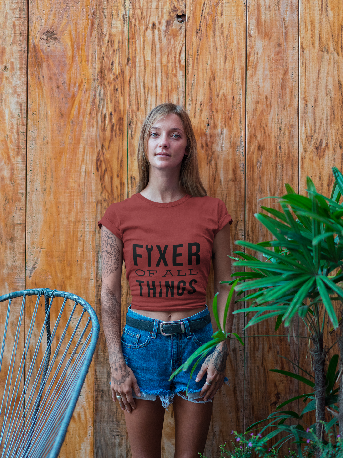 Fixer of all things Women Crop Top- FunkyTeesClub