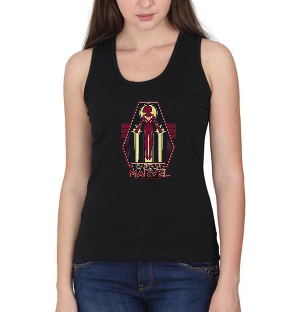 Captain Marvel Women Tank Top-FunkyTeesClub - FunkyTeesClub