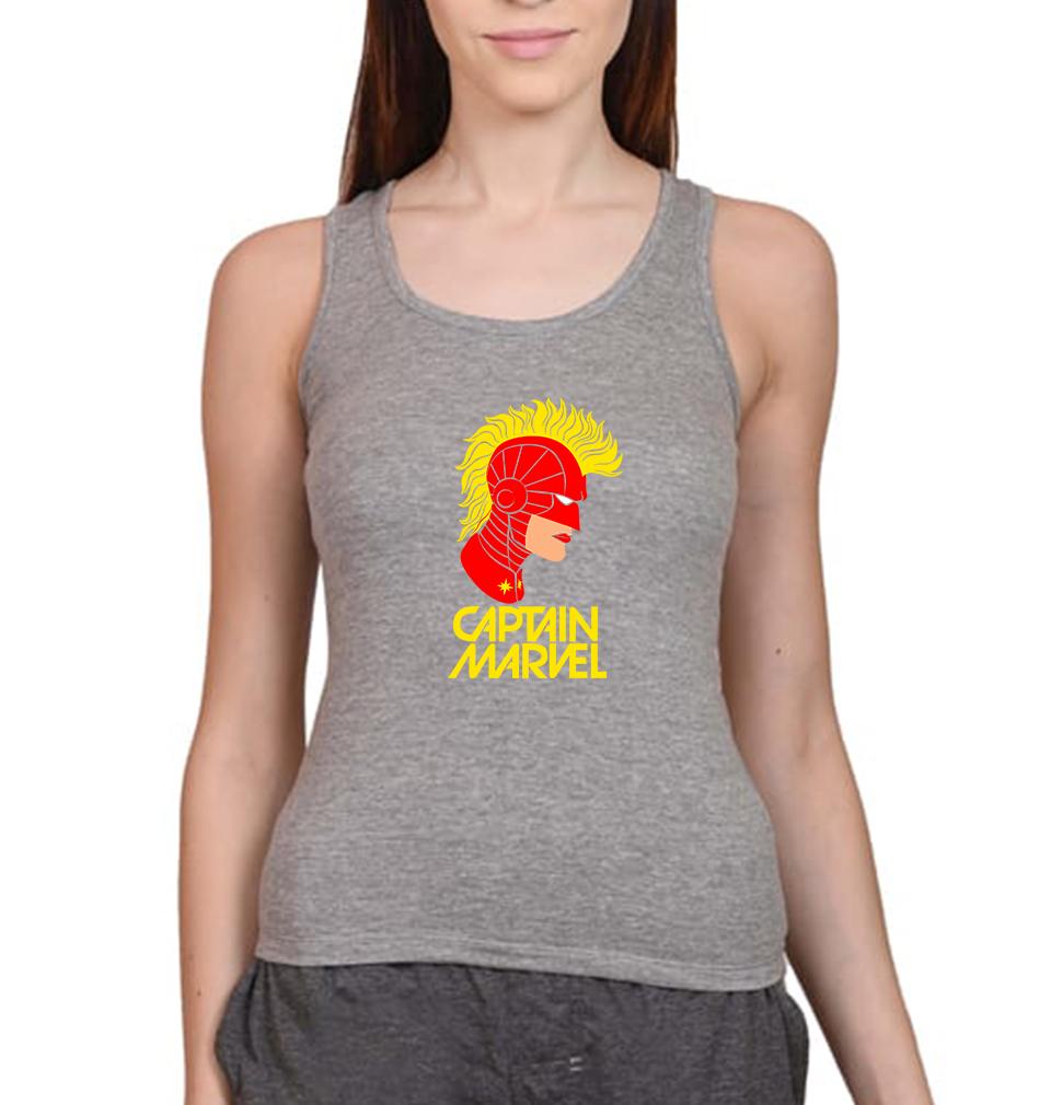 Captain Marvel Women Tank Top-FunkyTeesClub - FunkyTeesClub