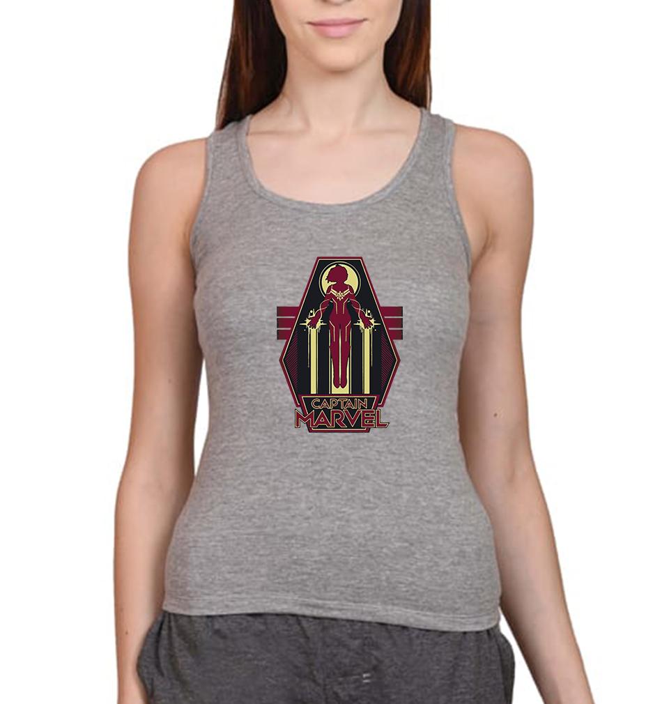 Captain Marvel Women Tank Top-FunkyTeesClub - FunkyTeesClub