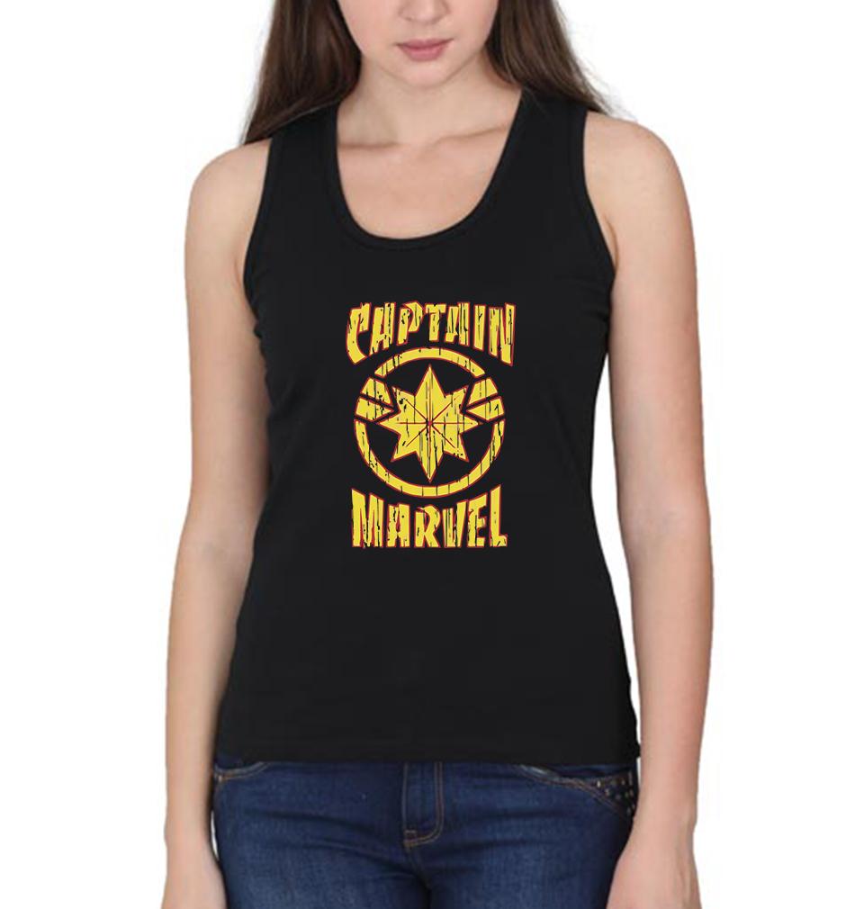 Captain Marvel Women Tank Top-FunkyTeesClub - FunkyTeesClub