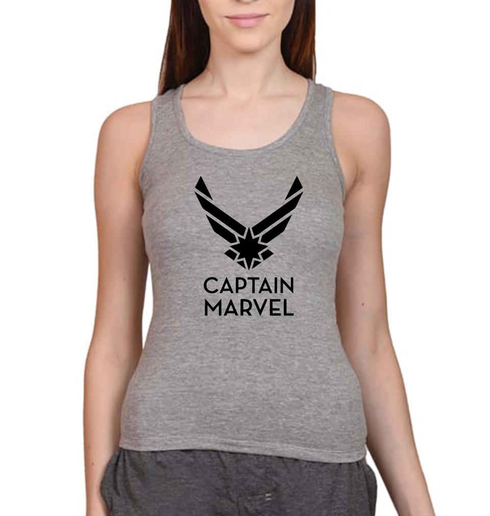 Captain Marvel Women Tank Top-FunkyTeesClub - FunkyTeesClub