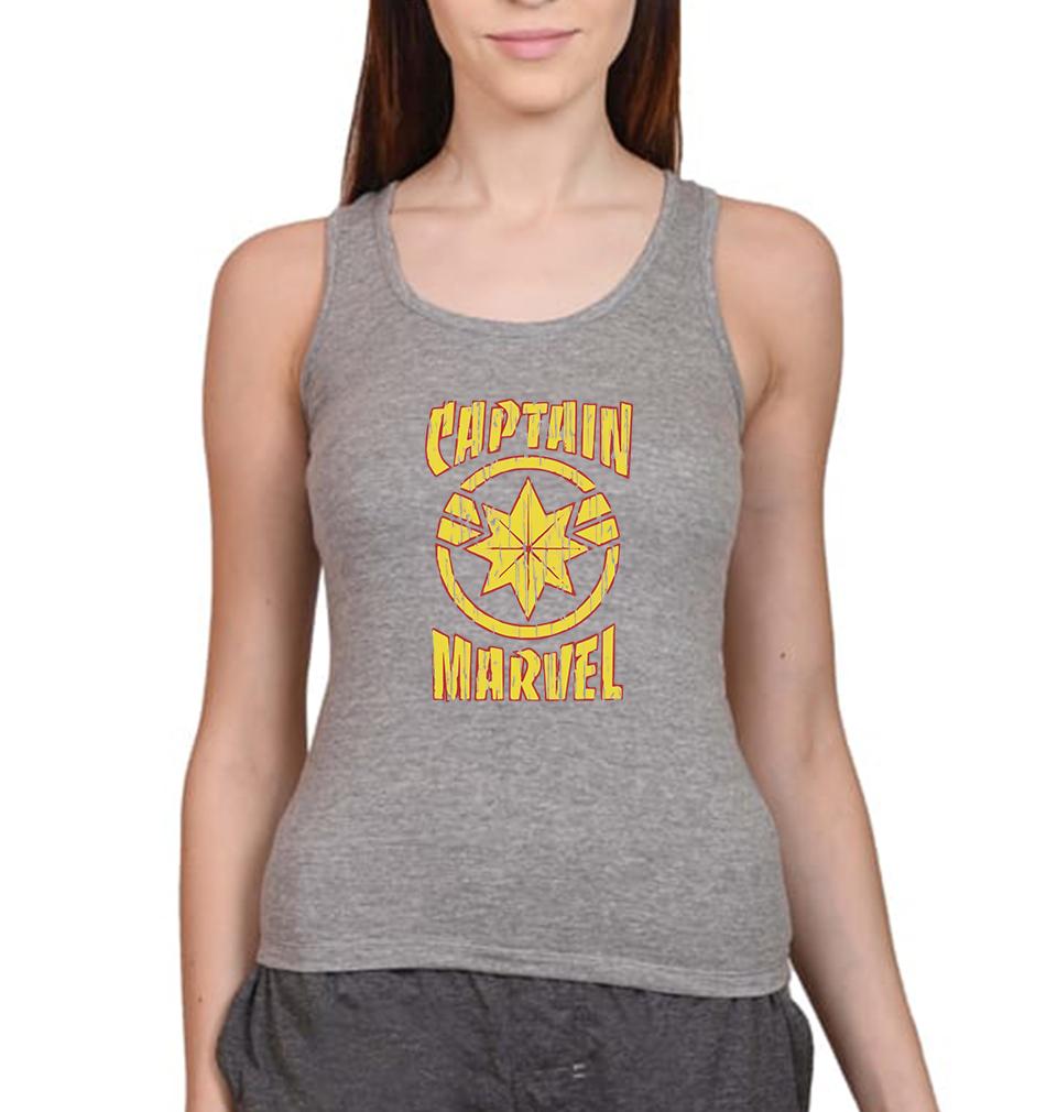 Captain Marvel Women Tank Top-FunkyTeesClub - FunkyTeesClub