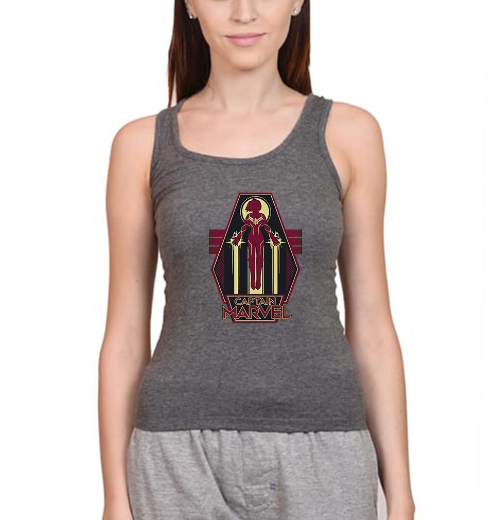 Captain Marvel Women Tank Top-FunkyTeesClub - FunkyTeesClub