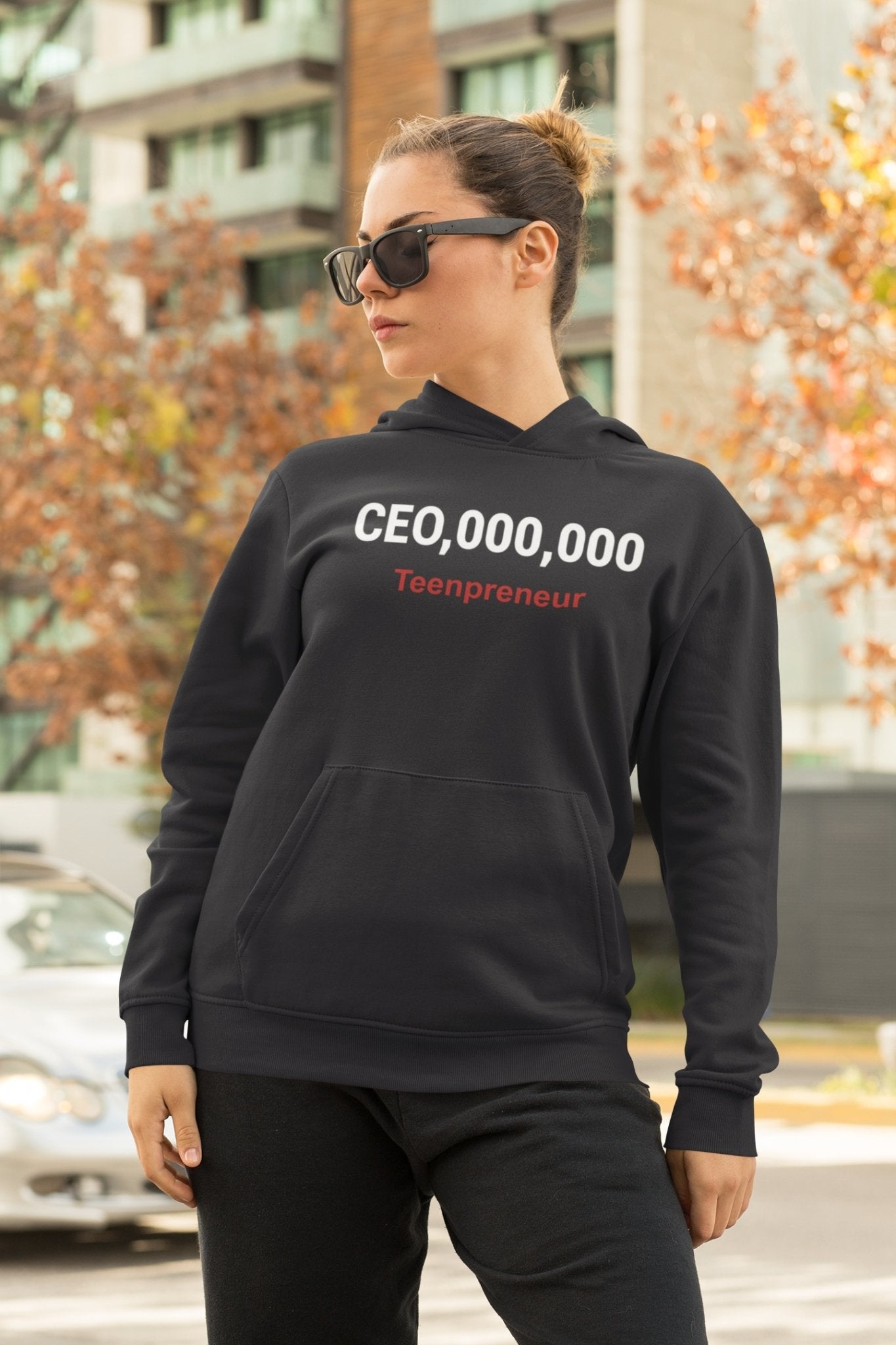 Ceo Teenpreneur Hoodies for Women-FunkyTeesClub - Funky Tees Club