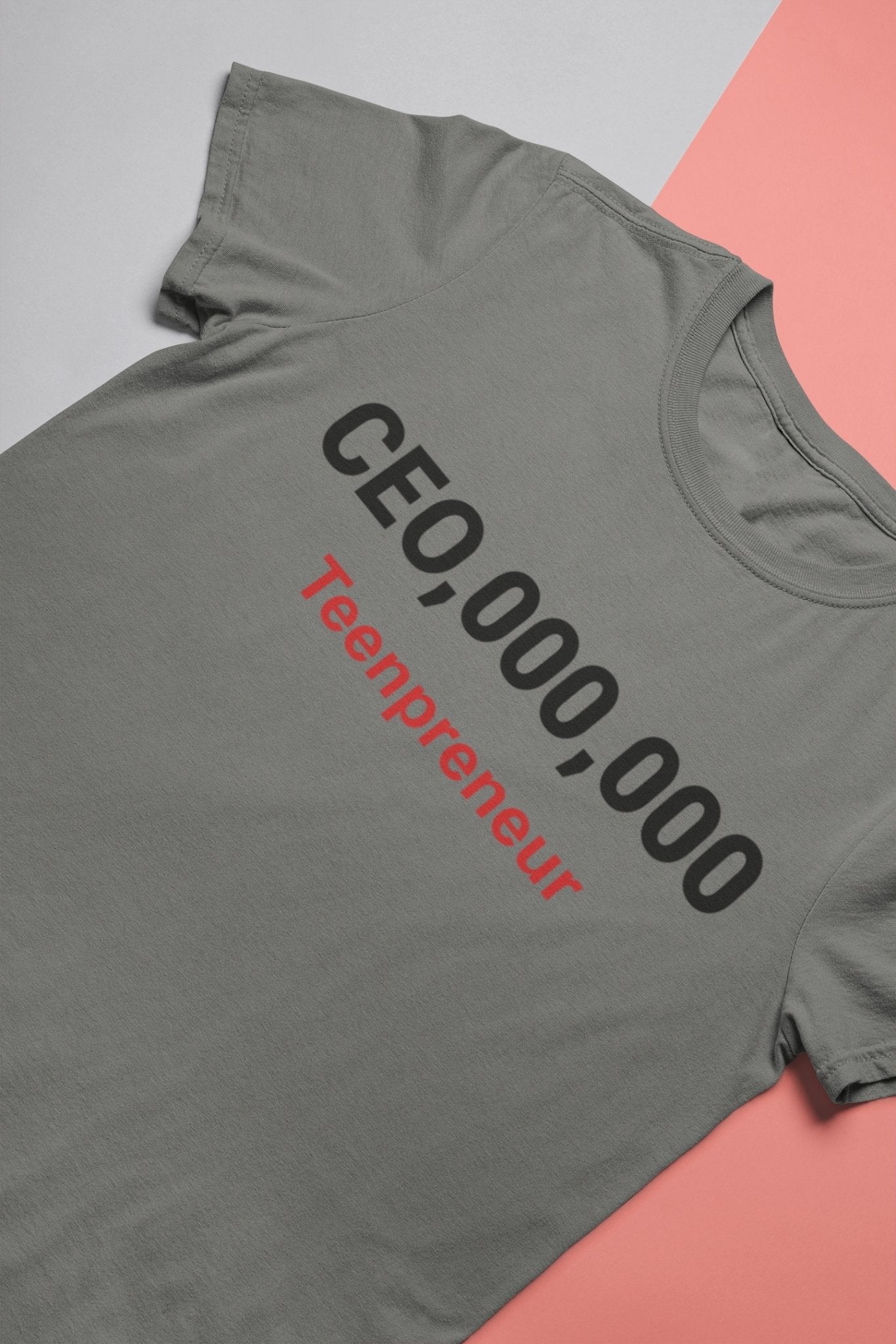 Ceo Teenpreneur Mens Half Sleeves T-shirt- FunkyTeesClub - Funky Tees Club