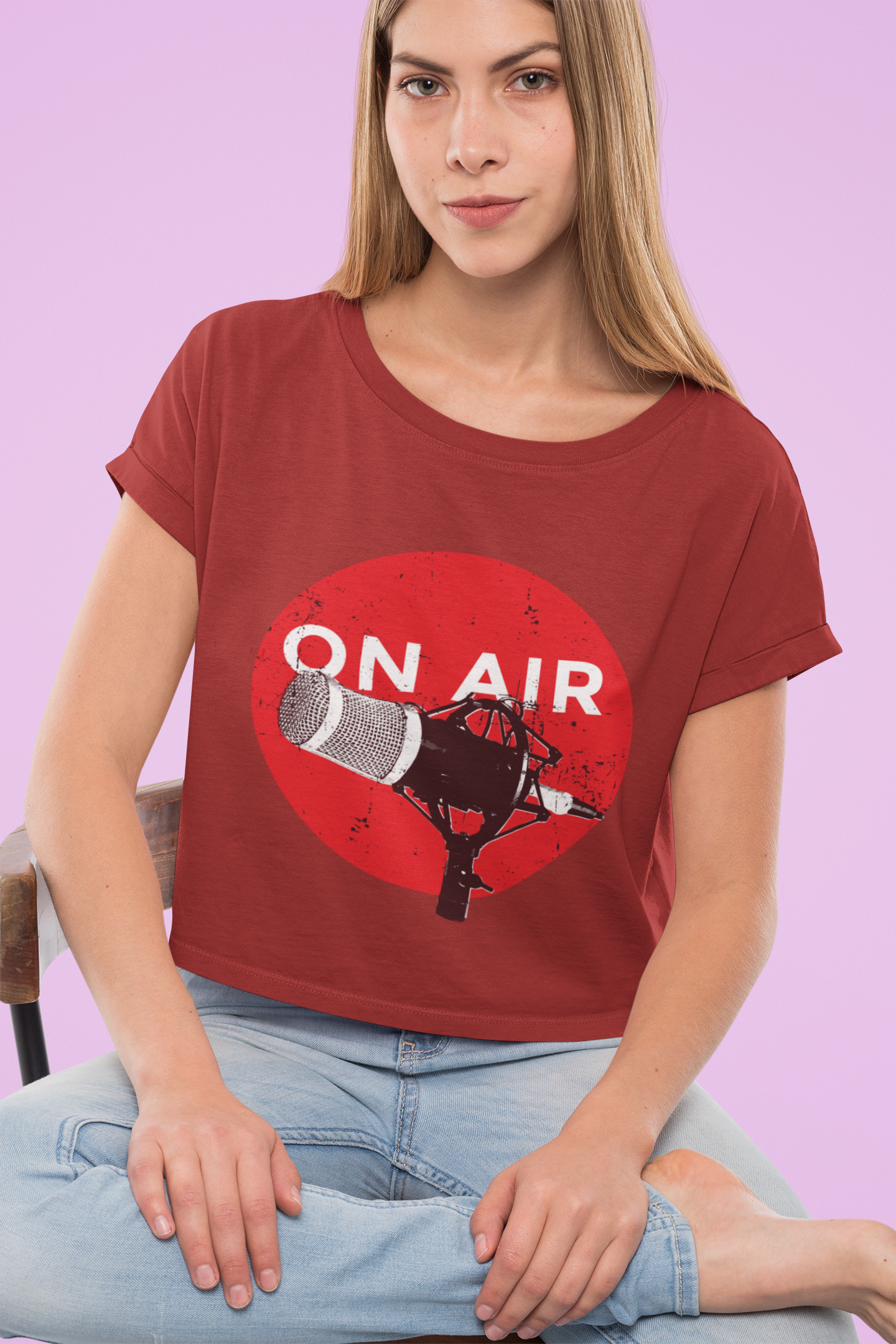 On Air Women Crop Top- FunkyTeesClub