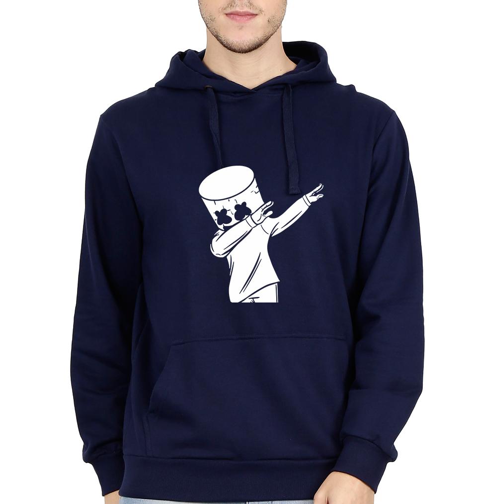 Dab Marshmello Hoodie For Men-FunkyTeesClub - FunkyTeesClub