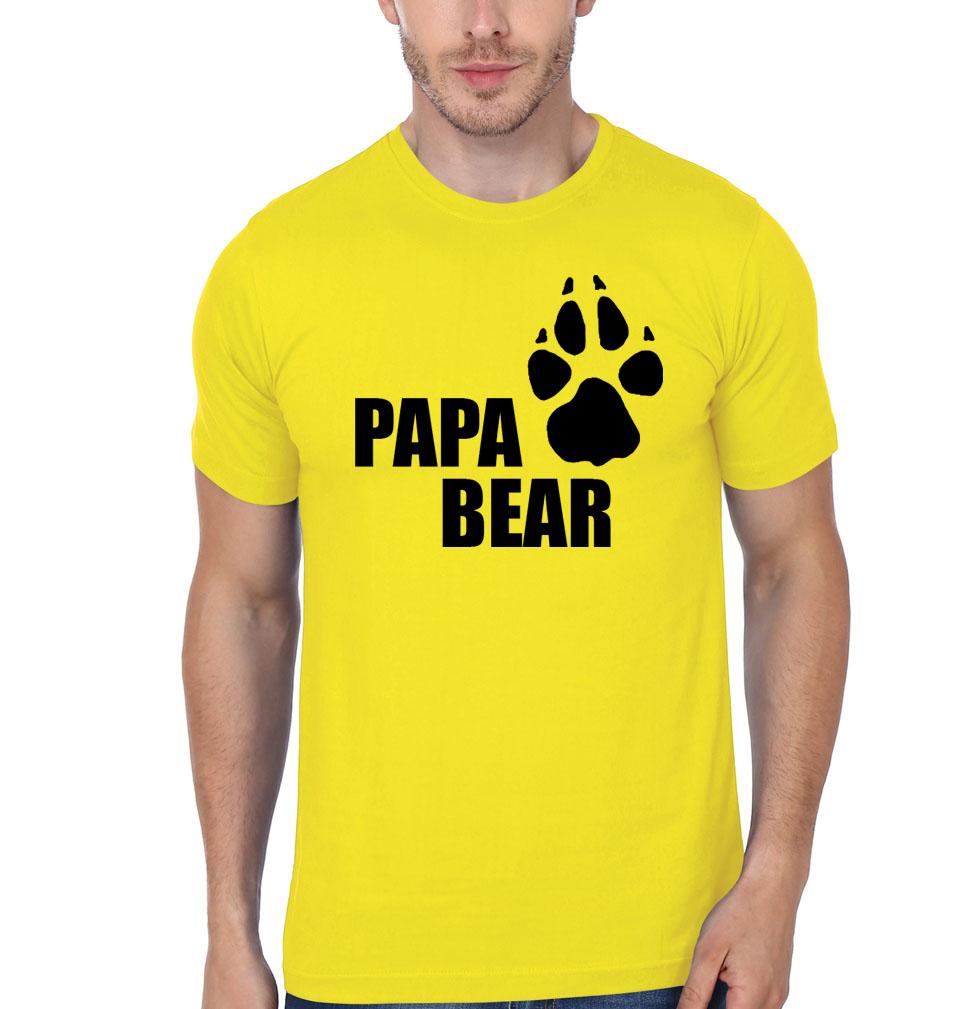 Papa Bear Kid Bear Father and Daughter Matching T-Shirt- FunkyTeesClub