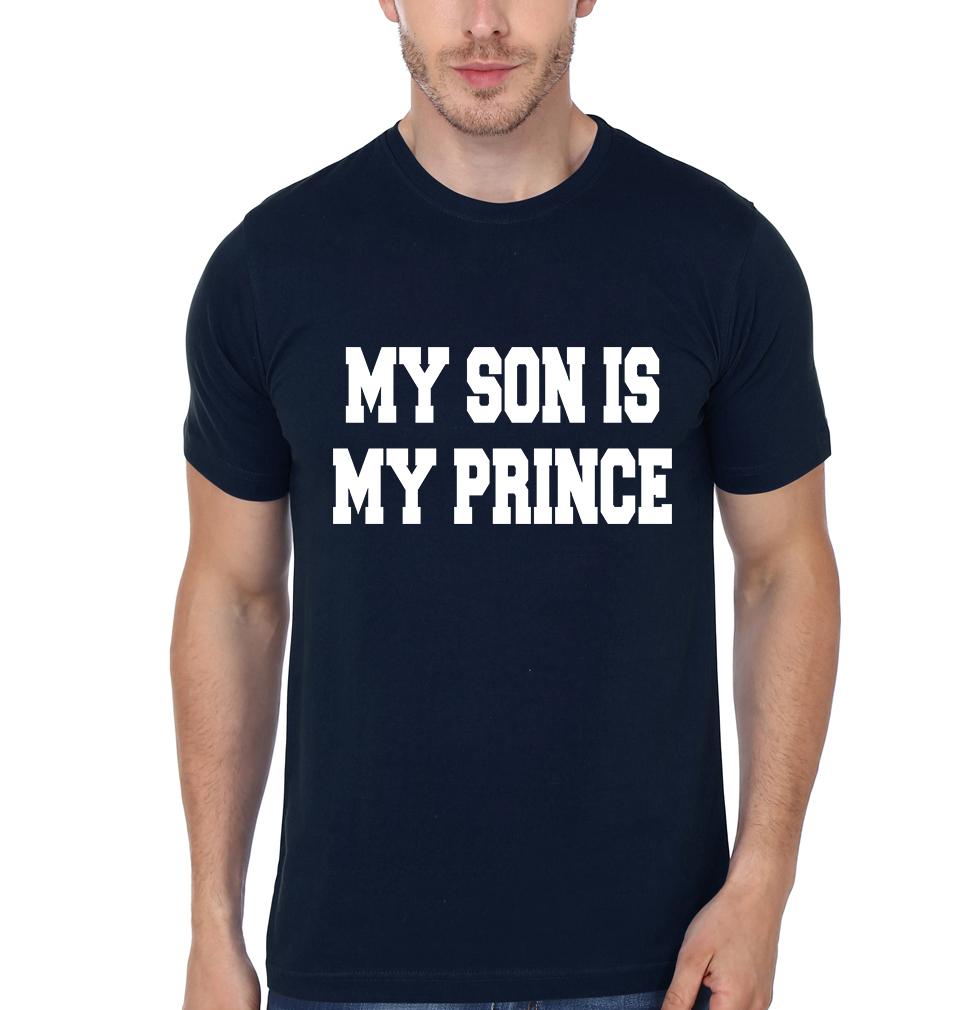 My Dad Is My Hero My Son Is My Prince Father and Son Matching T-Shirt- FunkyTeesClub
