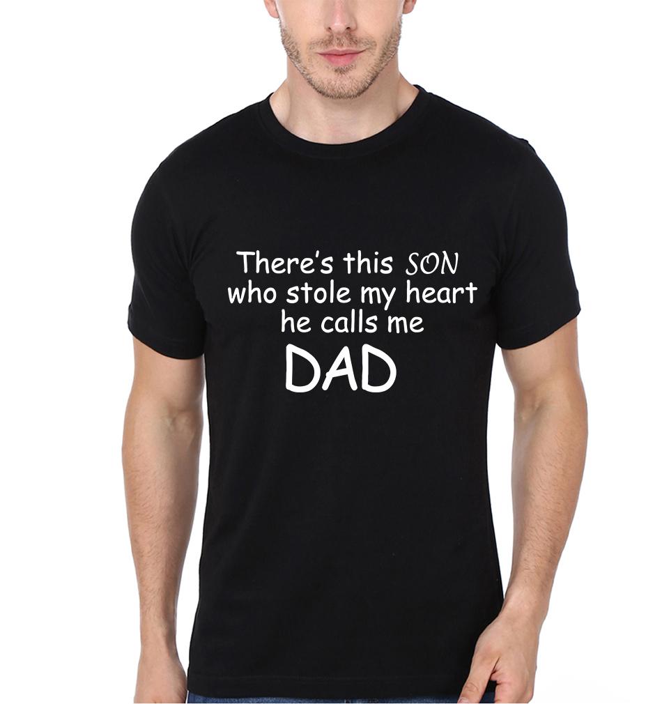 I Stole daddy's Heart Father and Son Matching T-Shirt- FunkyTeesClub