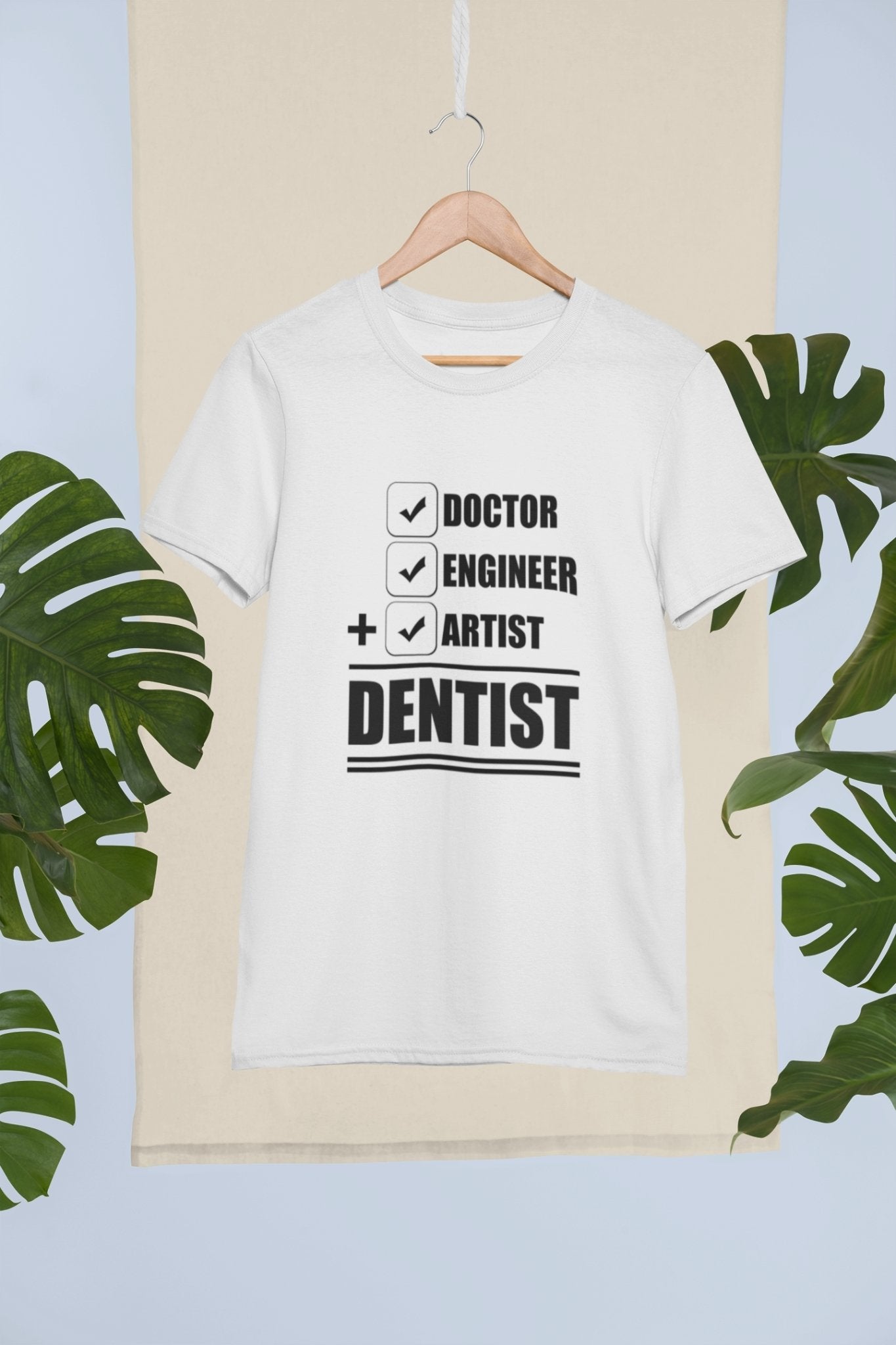 Dentist Doctor Mens Half Sleeves T-shirt- FunkyTeesClub - Funky Tees Club