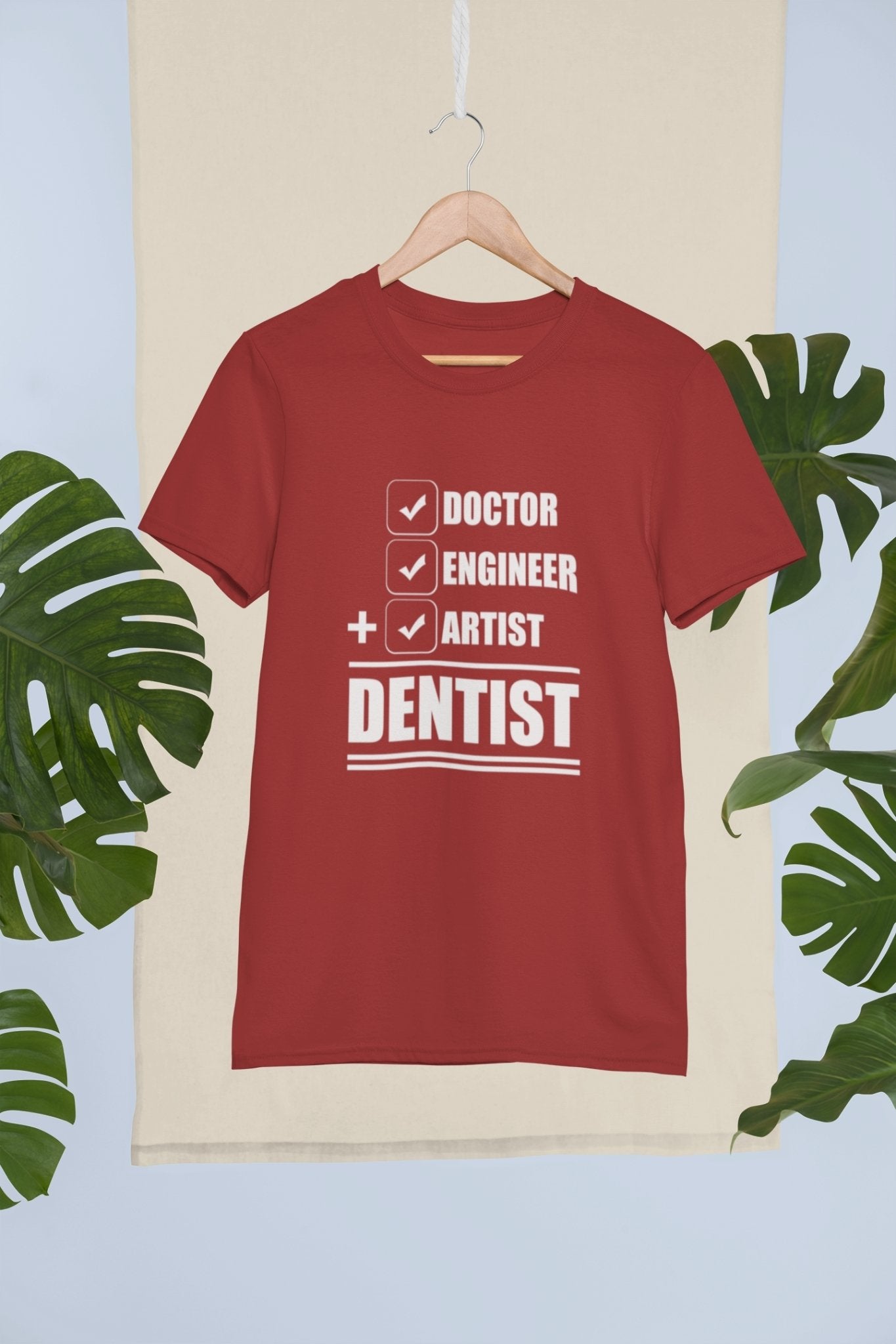 Dentist Doctor Mens Half Sleeves T-shirt- FunkyTeesClub - Funky Tees Club