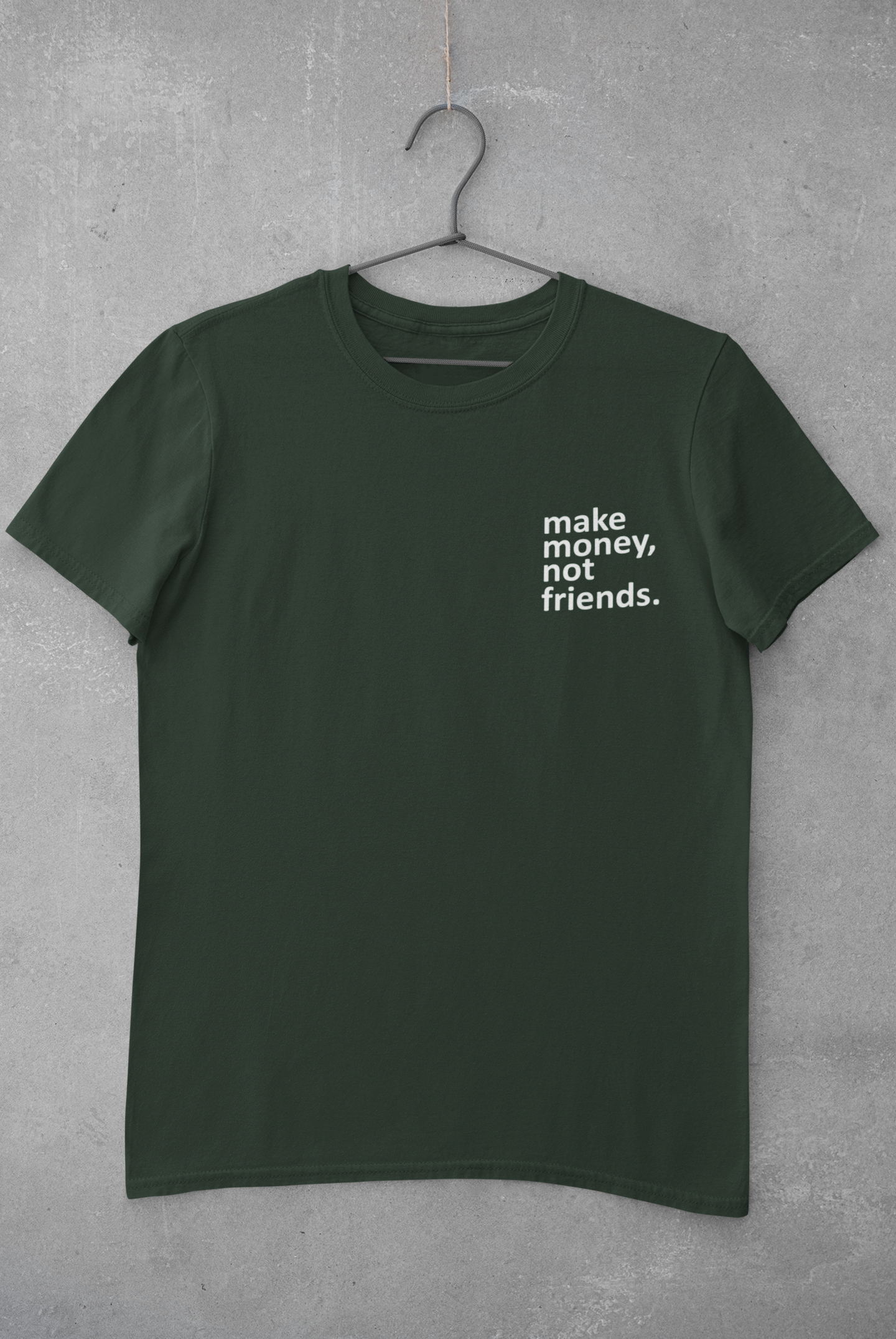 Make Money Not Friends Teenpreneur Mens Half Sleeves T-shirt- FunkyTeesClub