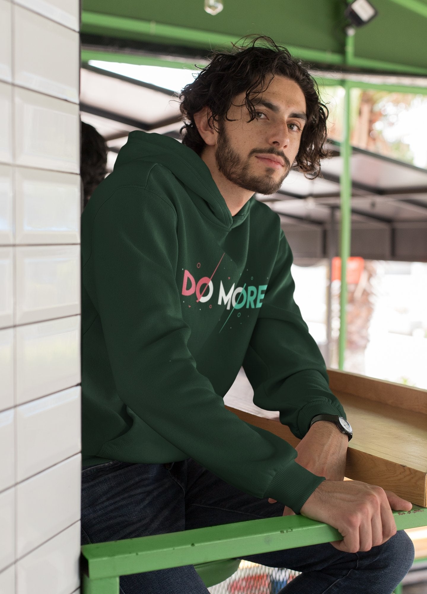 Do More Typography Men Hoodies-FunkyTeesClub - Funky Tees Club