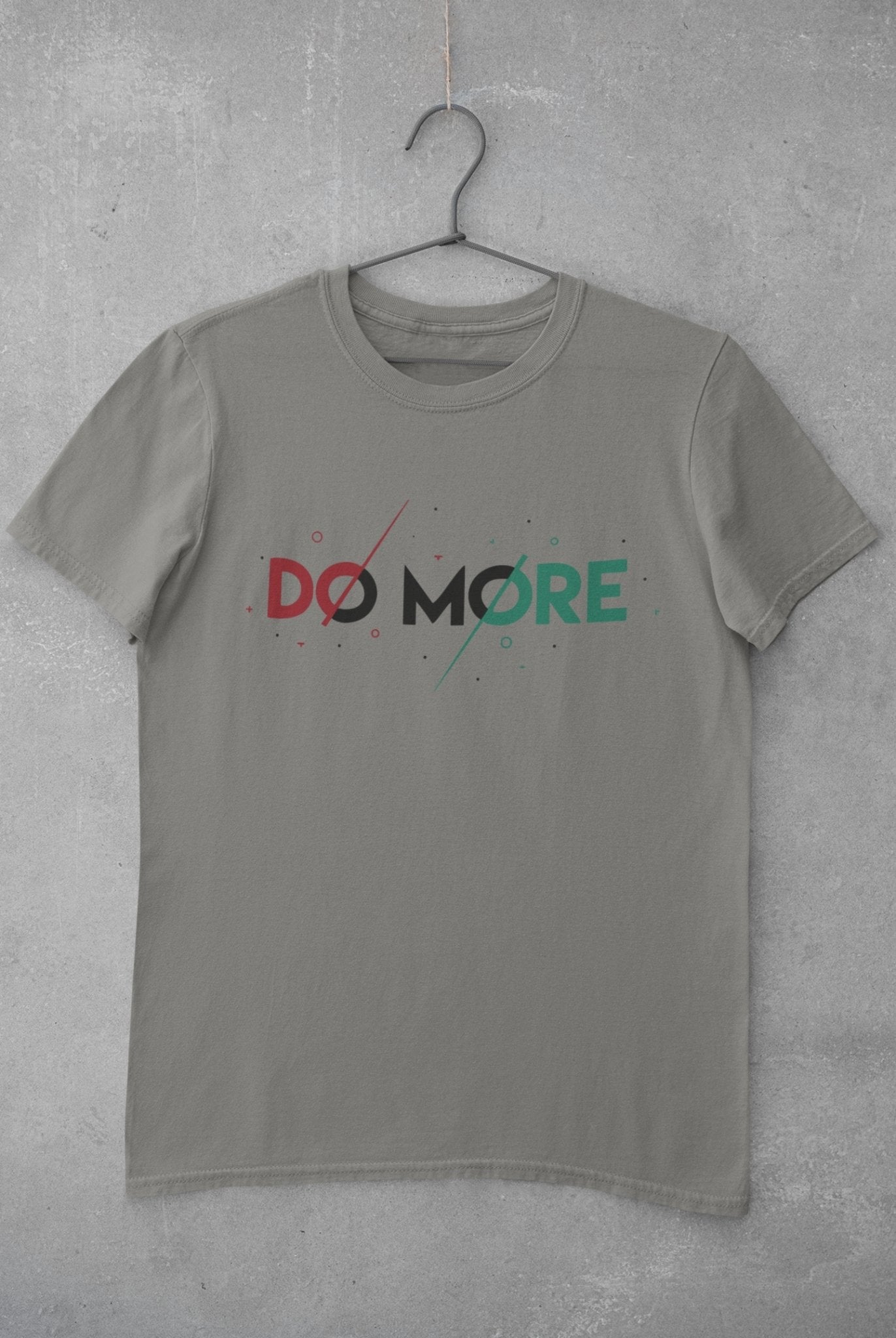 Do More Typography Mens Half Sleeves T-shirt- FunkyTeesClub - Funky Tees Club