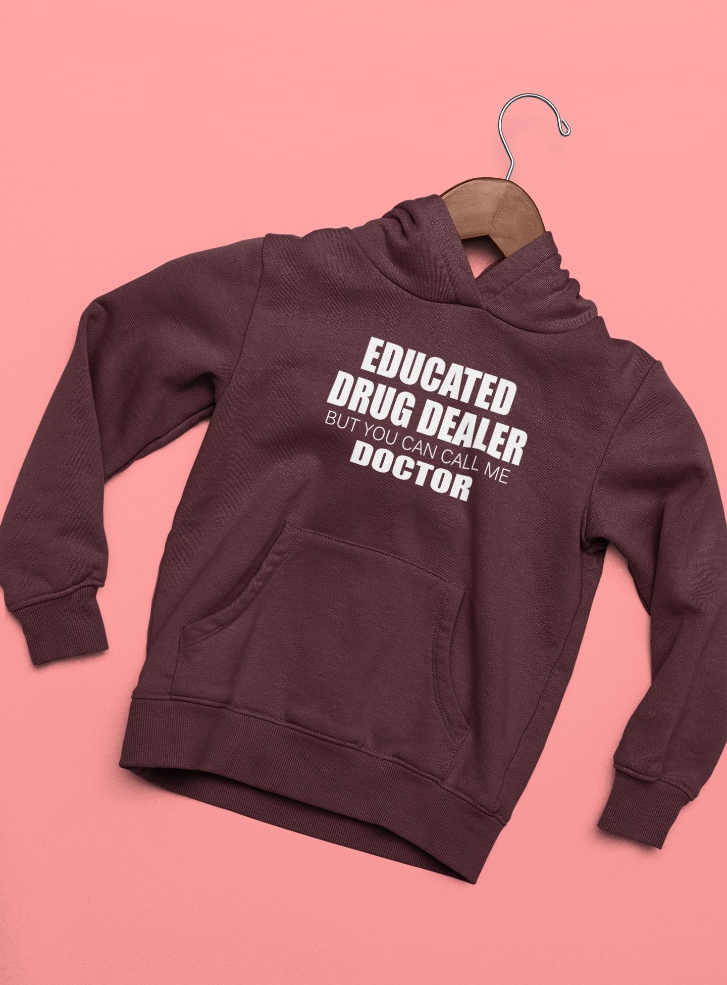 Educated Drug Dealer Doctor Hoodies for Women-FunkyTeesClub - Funky Tees Club