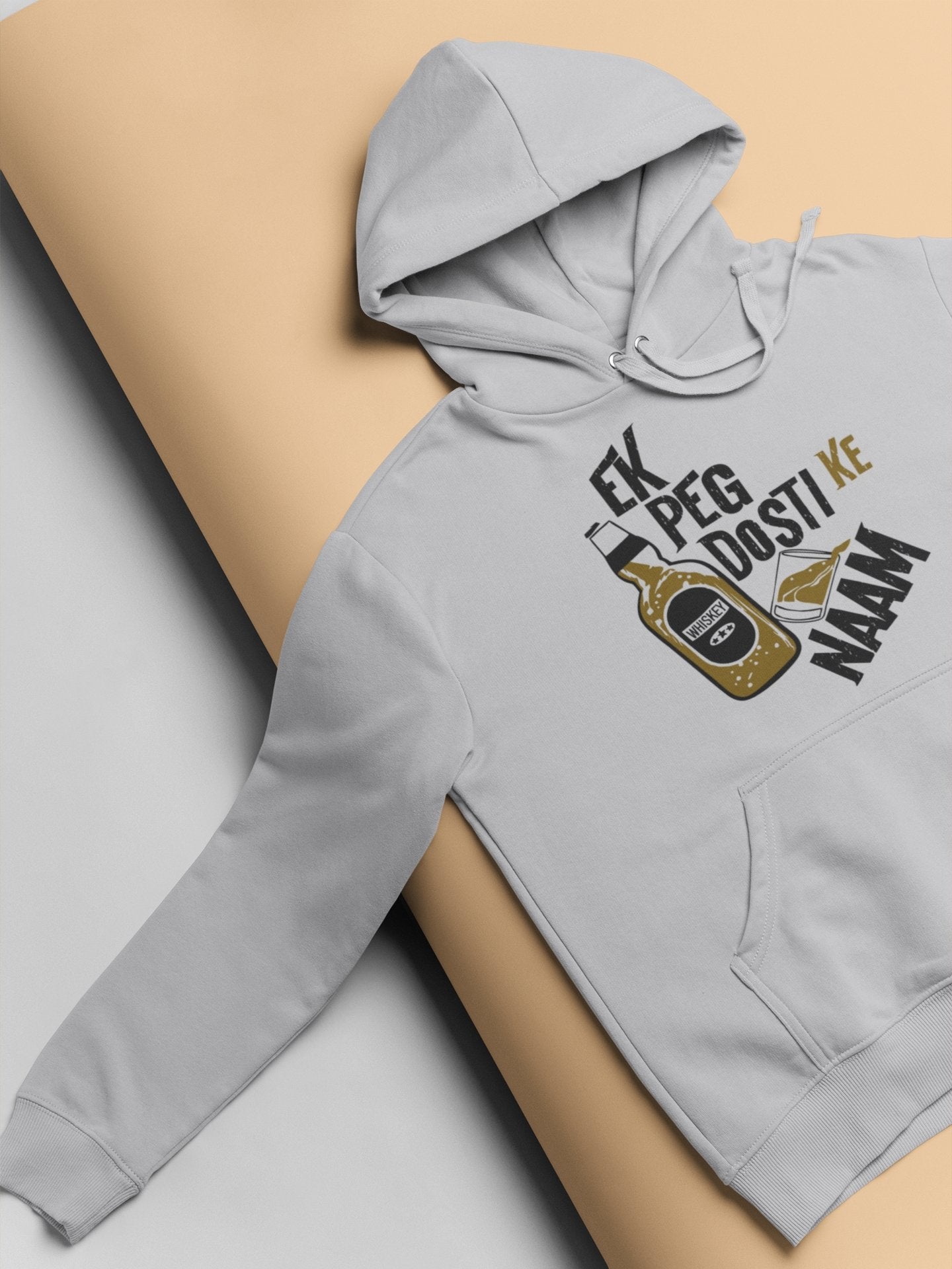 Ek Peg Dosti Ke Naam Pub And Beer Men Hoodies-FunkyTeesClub - Funky Tees Club