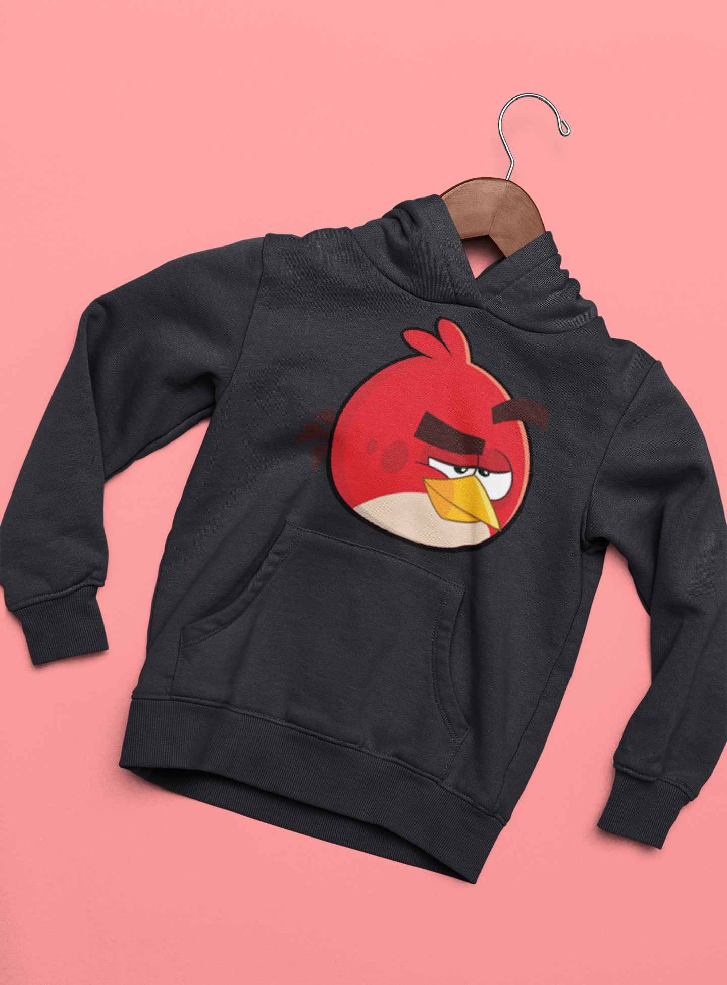 Angry Bird Couple Hoodie-FunkyTeesClub