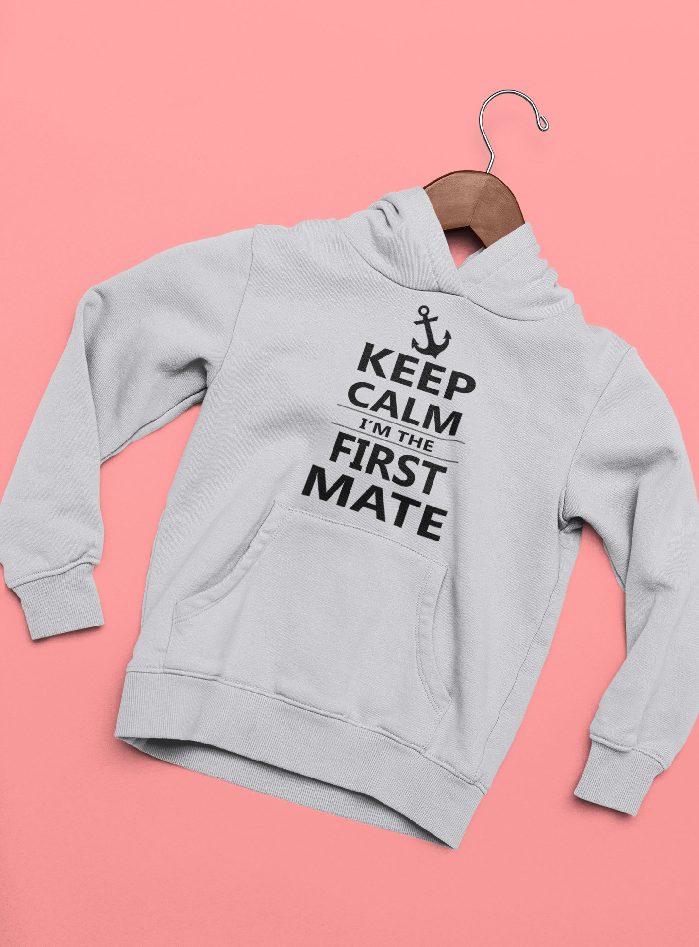 Keep Calm I Am The First Mate Merchant Navy Men Hoodies-FunkyTeesClub