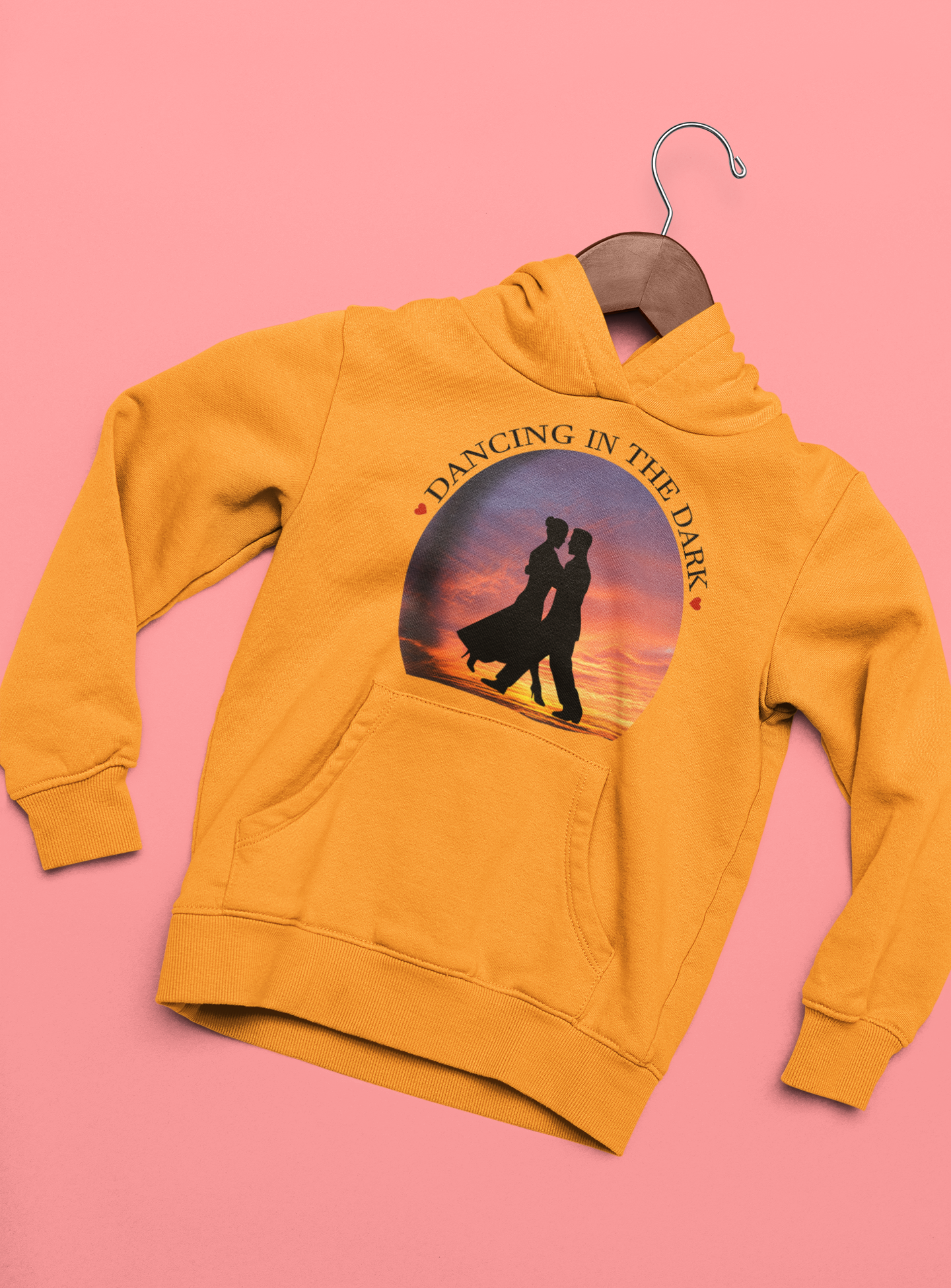 Dancing In The Dark You Between My Arms Couple Hoodie-FunkyTeesClub