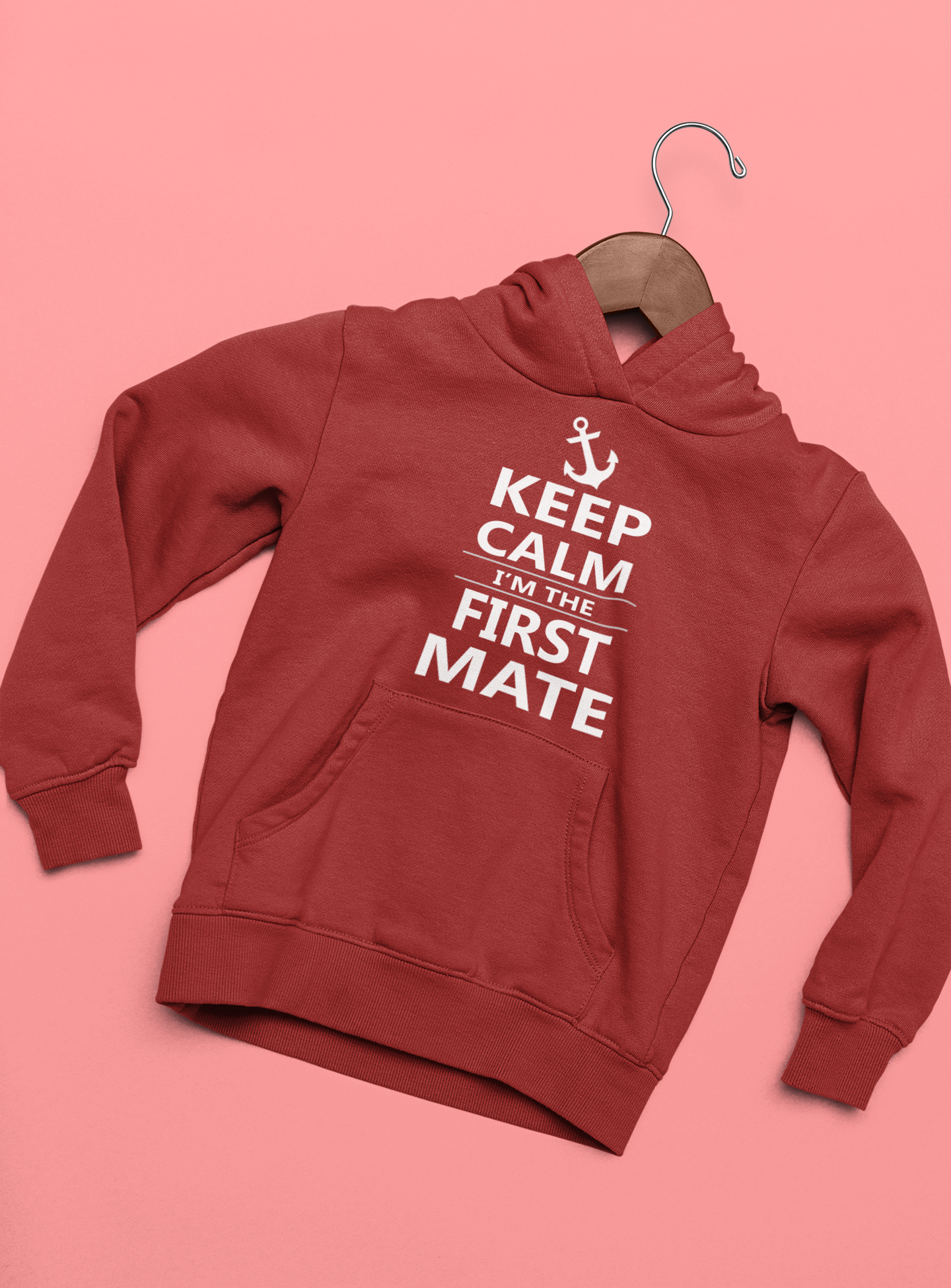 Keep Calm I Am The First Mate Merchant Navy Men Hoodies-FunkyTeesClub