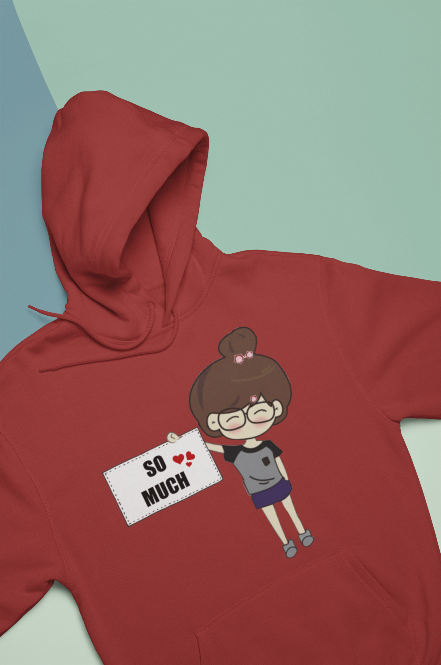 Love Tag Couple Hoodie-FunkyTeesClub