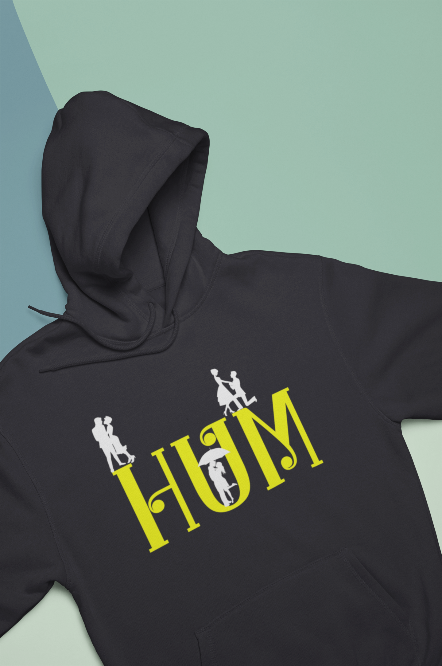 Hum Tum Couple Hoodie-FunkyTeesClub
