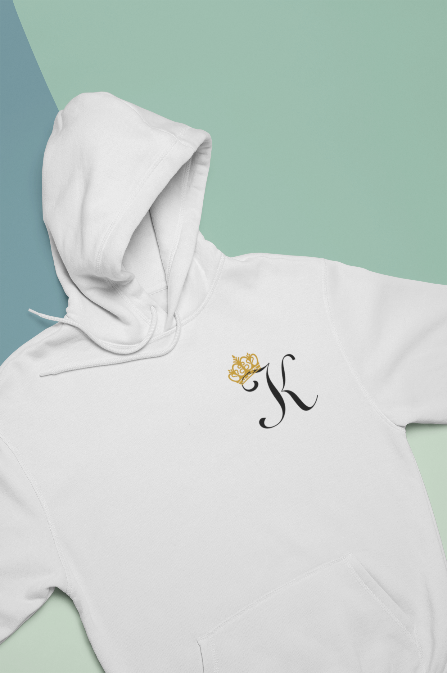King Queen Couple Hoodie-FunkyTeesClub