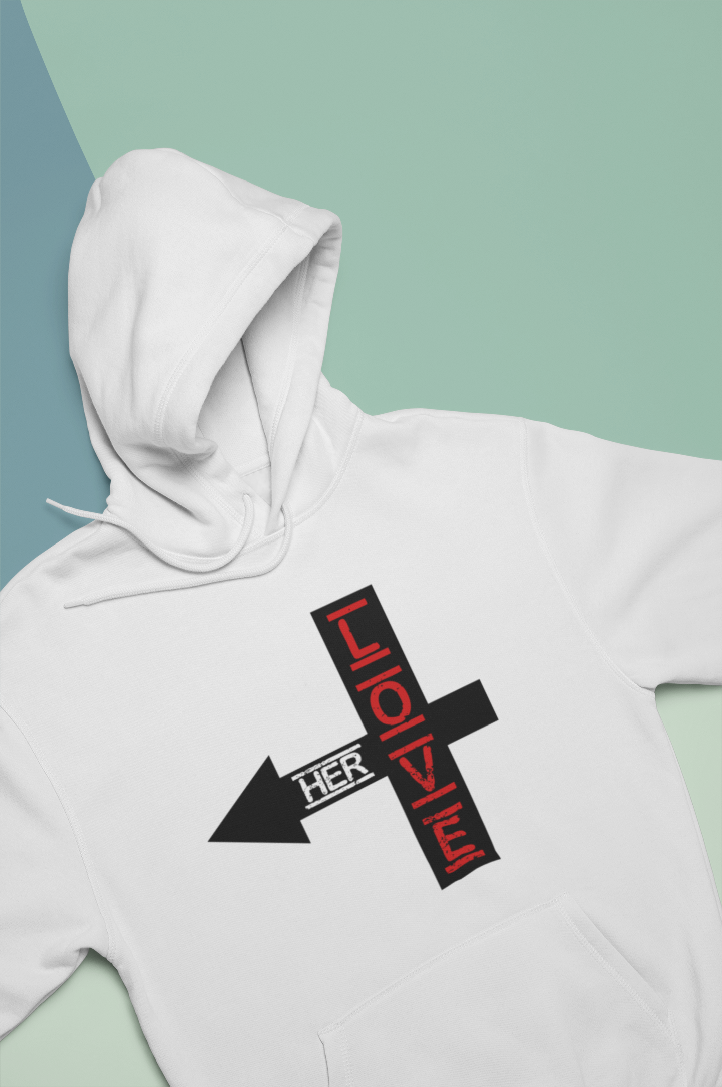 Love Her Love Him Couple Hoodie-FunkyTeesClub