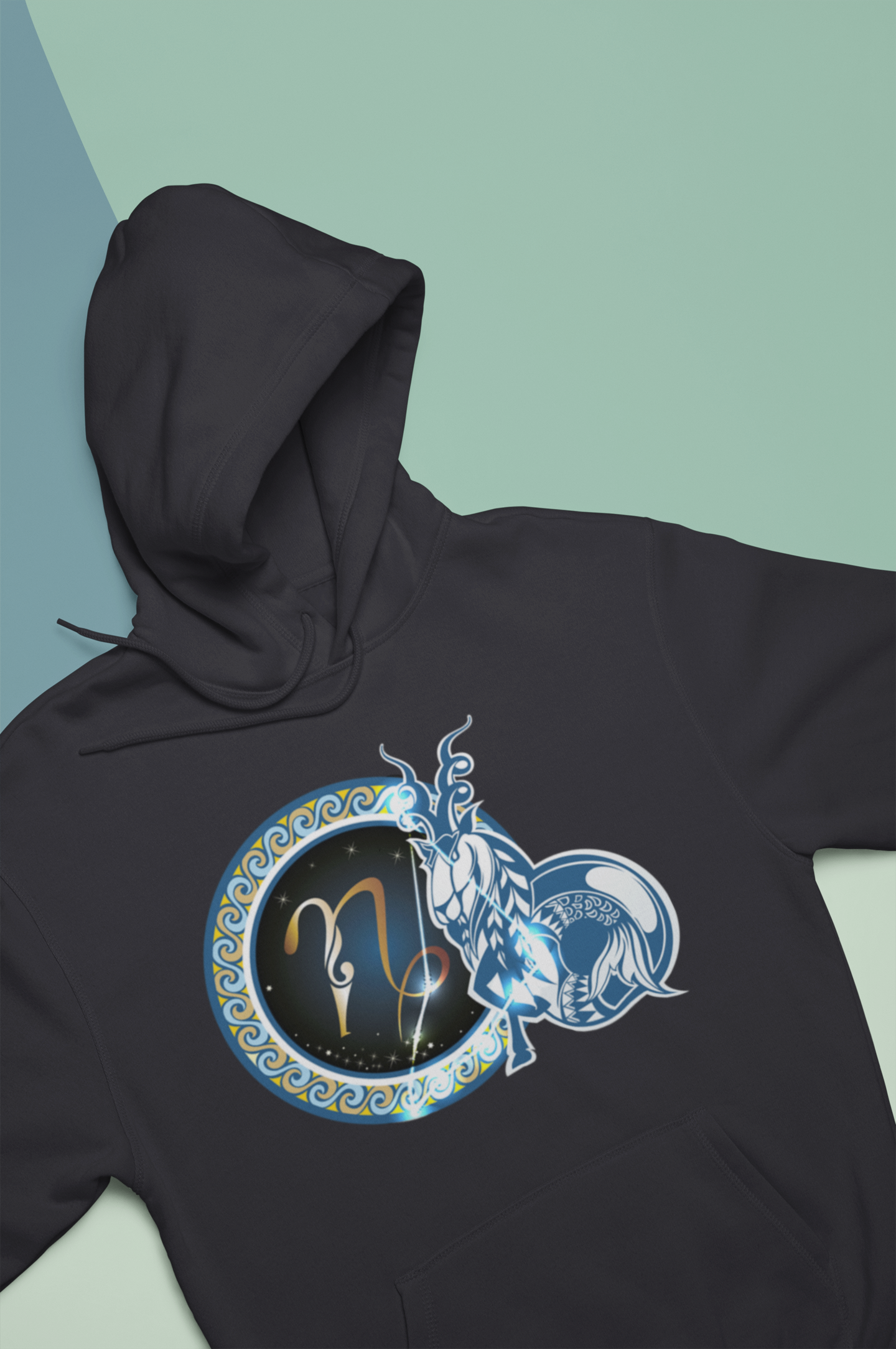 Capricon Zodiac Sign Men Hoodies-FunkyTeesClub