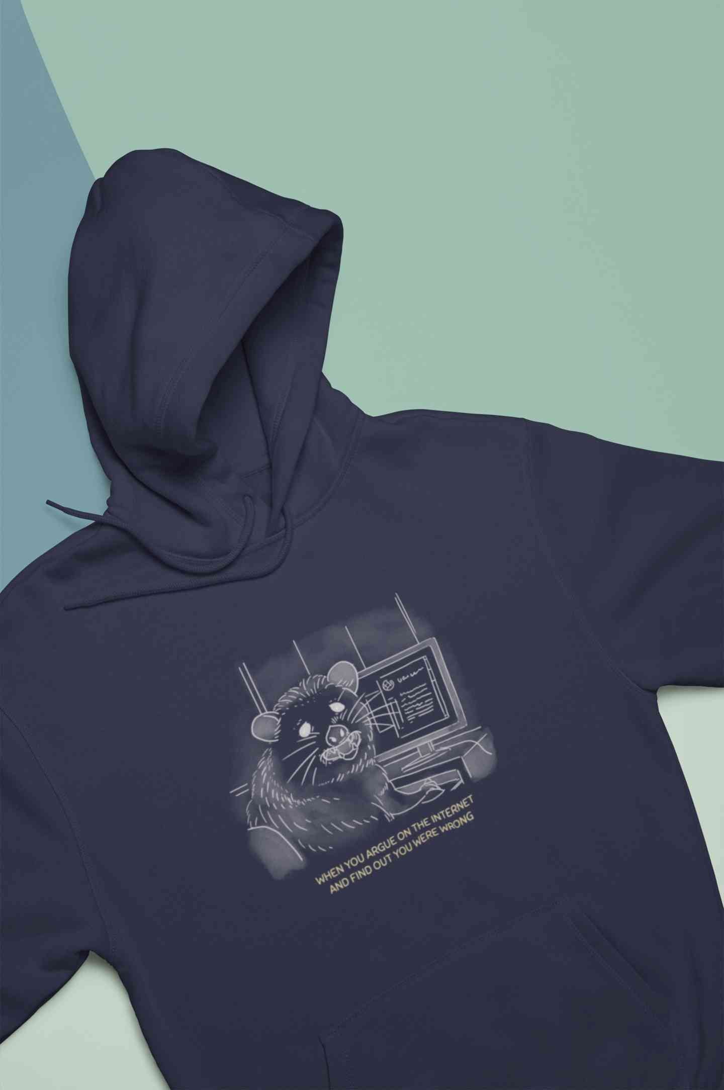 When You Argue On The Internet And Find Out You Were Wrong Funny Hoodies for Women-FunkyTeesClub