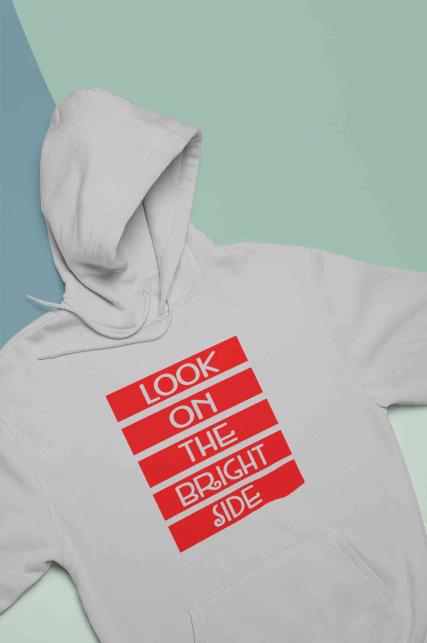 Look On The Bright Side Men Hoodies-FunkyTeesClub