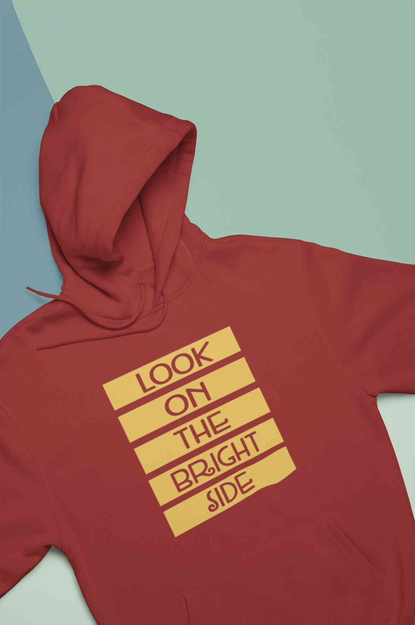 Look On The Bright Side Men Hoodies-FunkyTeesClub