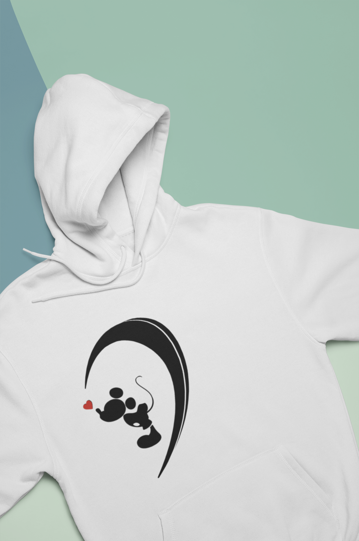 Mickey Minnie Couple Hoodie-FunkyTeesClub
